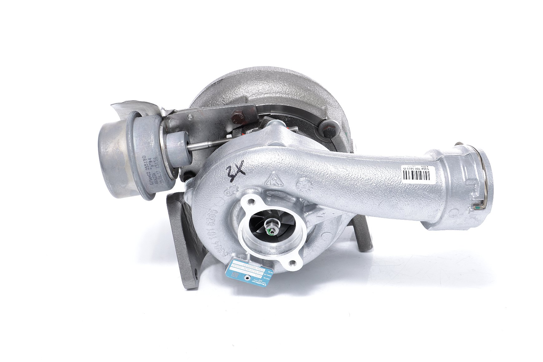 BTS TURBO ORIGINAL T914014 Turbocompresseur Turbocompresseur à gaz d'échappement, pour véhicules sans filtre à particules, avec instructions de montage