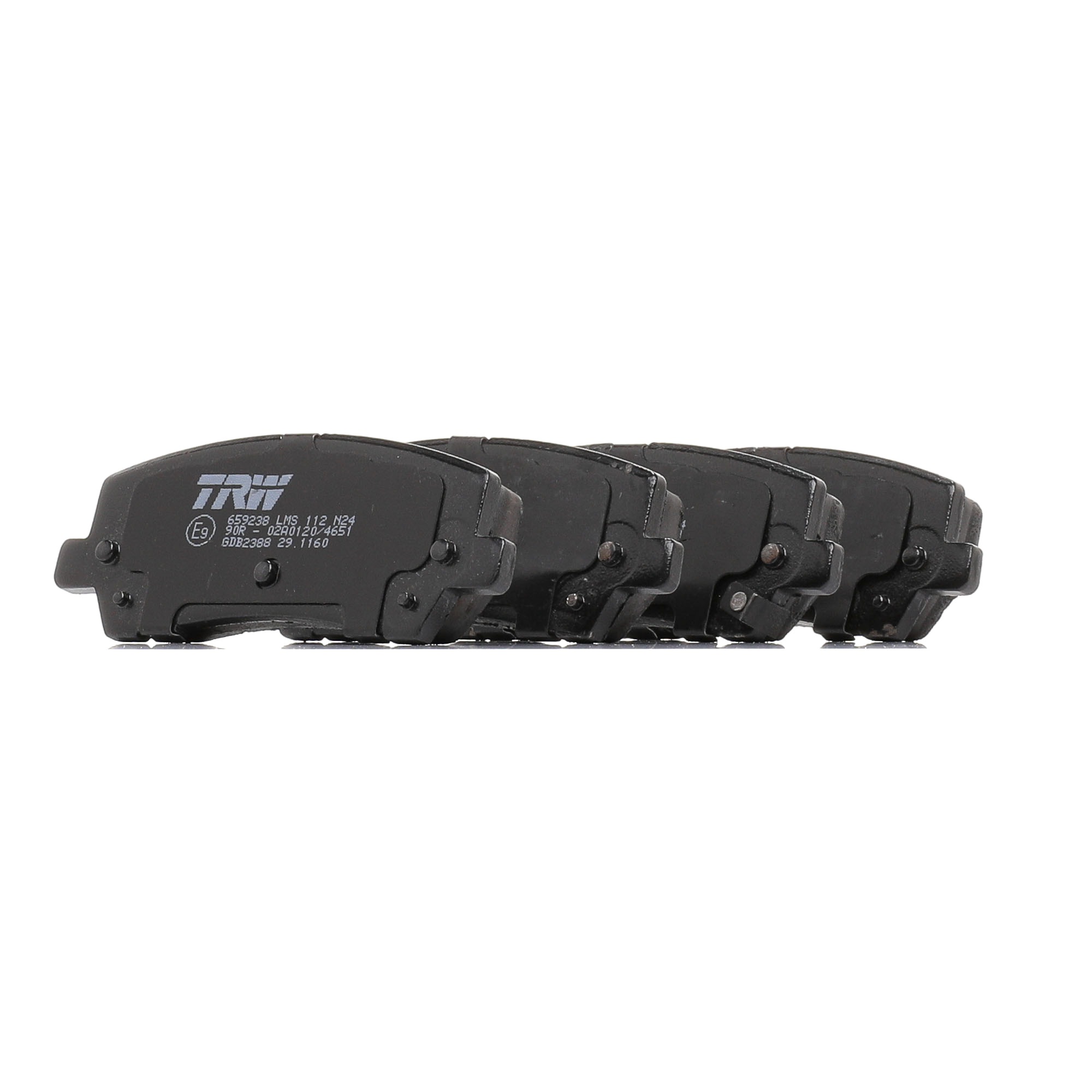 Vesz 22110 TRW akusztikus kopásjelzéssel Magasság: 47,7mm, Szélesség: 126,9mm, Vastagság: 17,1mm Fékbetét készlet, tárcsafék GDB2388 alacsony áron