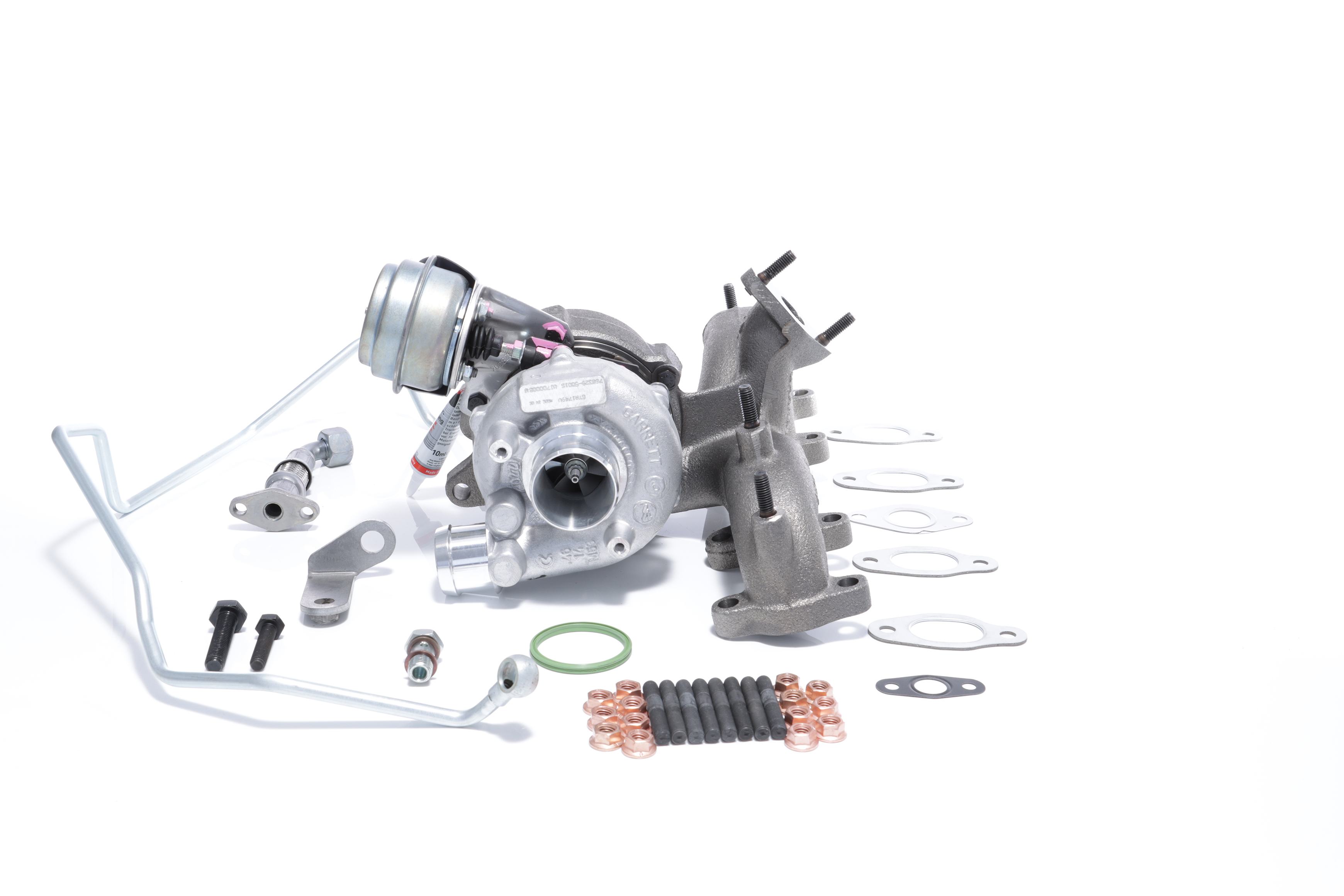 Osta T981113 BTS TURBO TURBO SERVICE SET ORIGINAL Heitgaaside turbokompressor, koos paigaldus-/kinnitusmaterjaliga, õli juurdevoolu torustikuga, õli äravoolu torustikuga Turbod T981113 madala hinnaga