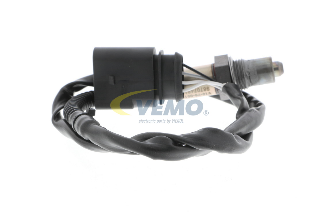 Sonda Lambda VEMO V10-76-0038 – 4 Conduttori, Filetto M18x1,5 – Per Polo, Ibiza, Fabia (1999-2015)