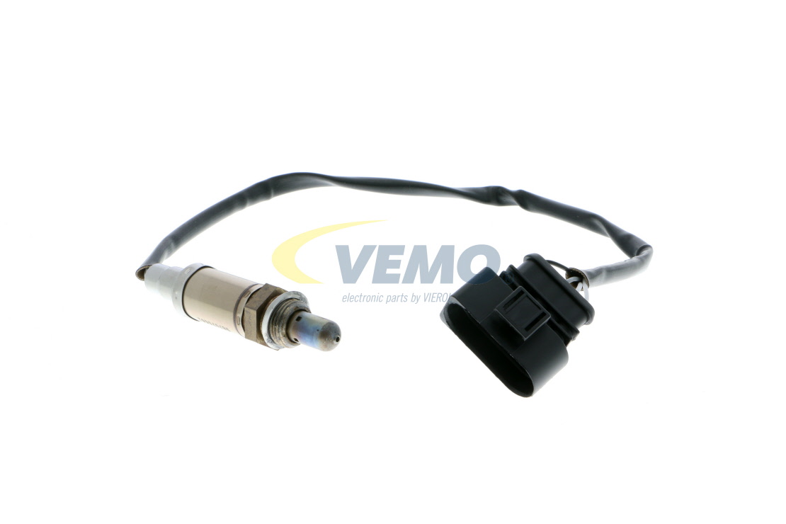 Αισθητήρας λάμδα VEMO Original Quality πριν τον καταλύτη, M18 x 1,5, Αισθητήρας ρύθμισης, Προλιπασμένο σπείρωμα, μαύρο, 4, Σχήμα D - V10-76-0037