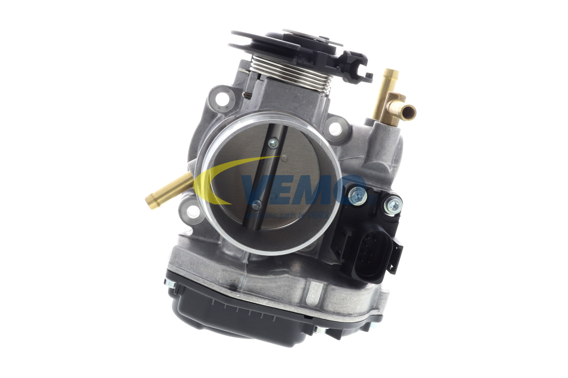 VEMO Original Quality V10-81-0005 Throttle body Ø: 56mm, Electric, Electronic, Mechanical, without gasket/seal, Control Unit/Software must be trained/updated