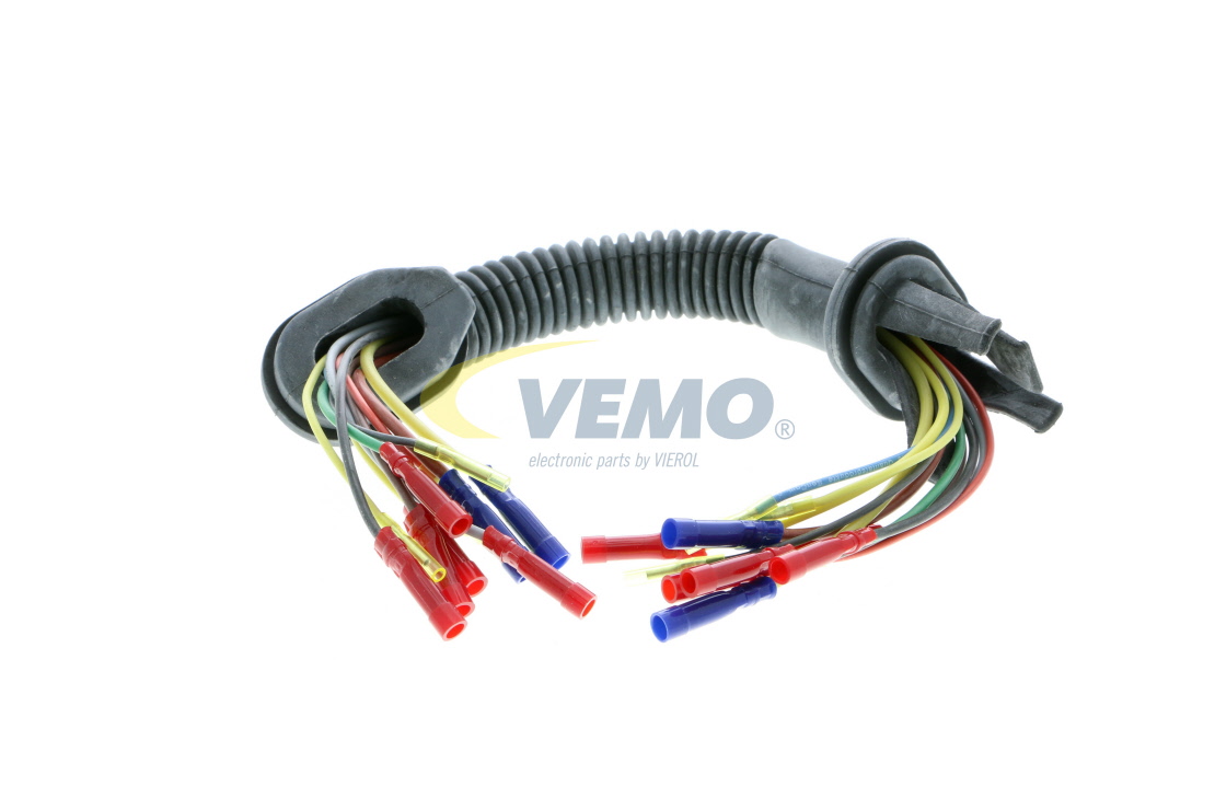 VEMO EXPERT KITS + V10-83-0010 Korjaussarja, johtosarja Ajoneuvo-ovi, Taakse, vasen, Taakse, oikea, Poimusuojuksella