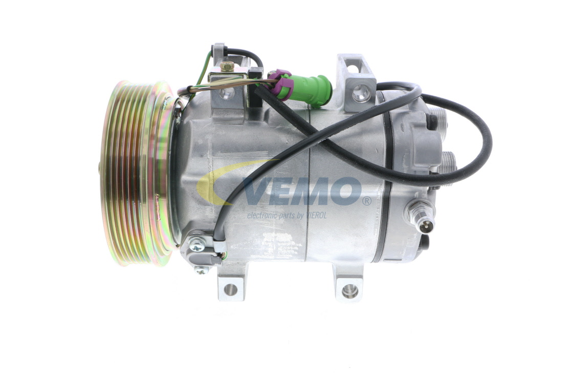 VEMO Q+, original equipment manufacturer quality V15-15-0023 Air conditioning compressor DCW17D, PAG 100