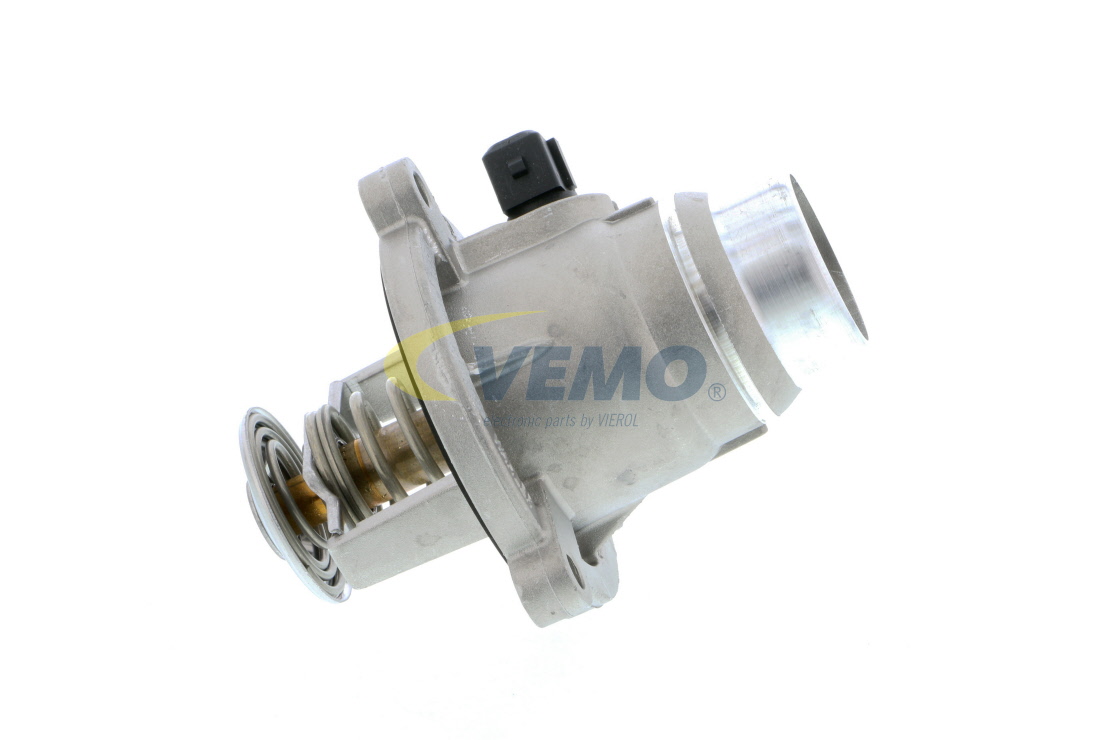 VEMO Q+, original equipment manufacturer quality MADE IN GERMANY V20-99-0163 Engine thermostat Opening Temperature: 105°C, with seal, Metal Housing, with housing