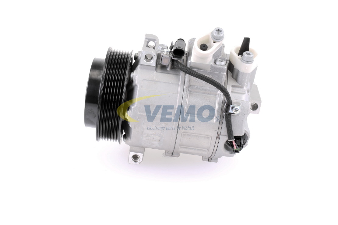 VEMO Q+, original equipment manufacturer quality KC-88 Riemenschijf-Ø: 124mm AC-compressor V30-15-0017 koop goedkoop