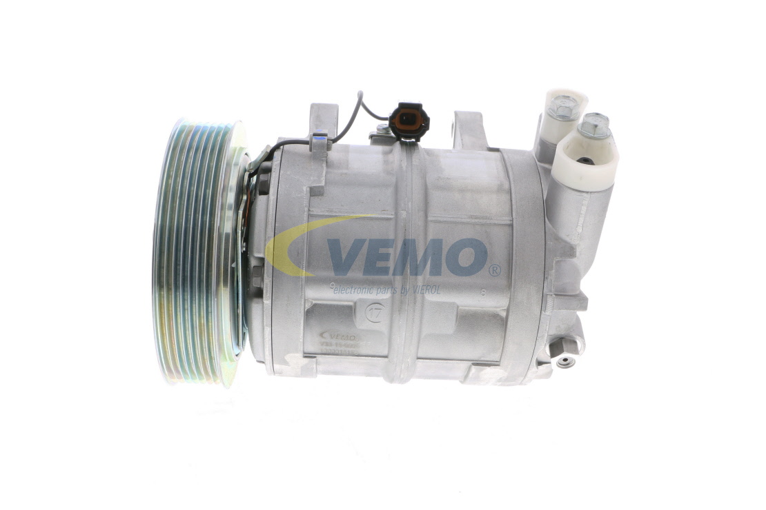 VEMO Q+, original equipment manufacturer quality DKS17CH, PAG 100 Belt Pulley Ø: 134mm AC compressor V38-15-0006 buy
