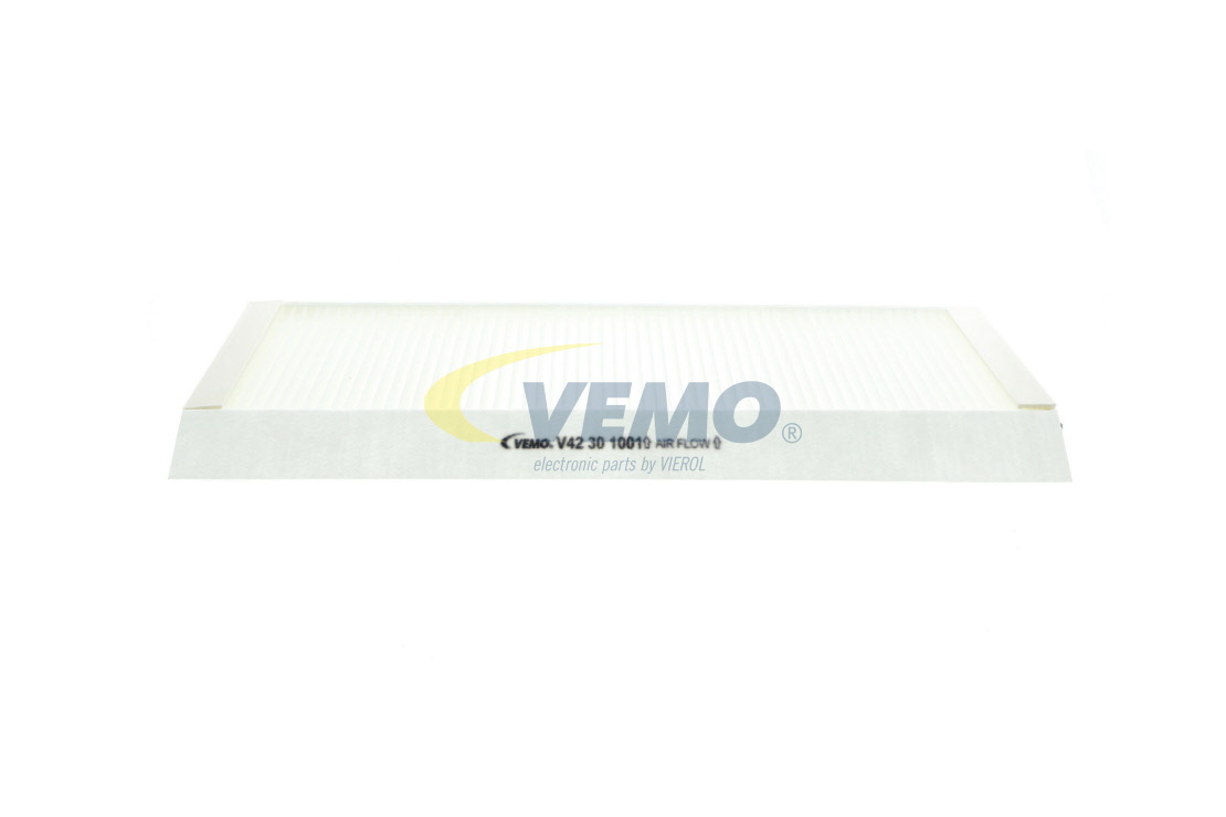 VEMO Original Quality V42-30-1001 Pollen filter Pollen Filter, Filter Insert, 335 mm x 113 mm x 31 mm, Paper