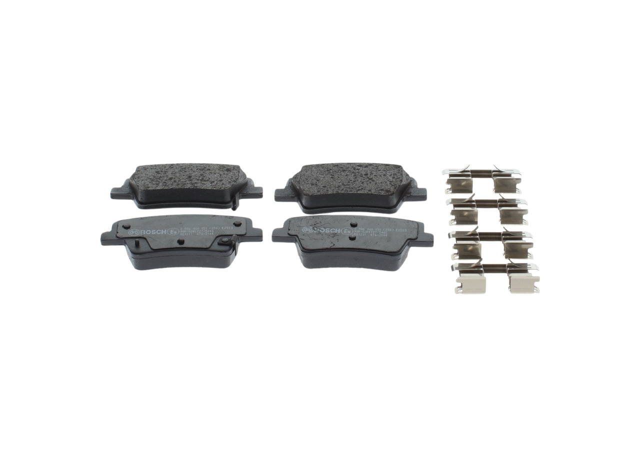 0 986 460 151 Brzdové doštičky HYUNDAI SANTA FE BOSCH
