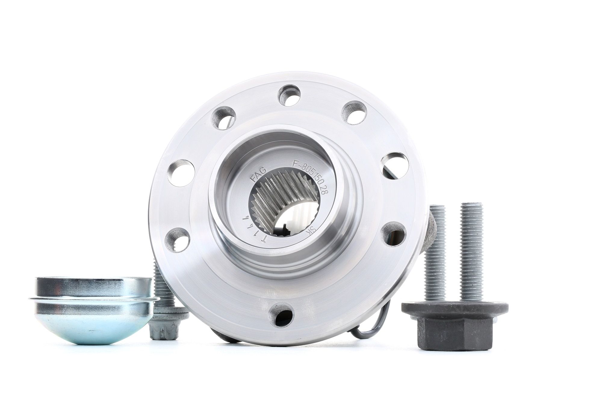 FAG Kit Cuscinetto Ruota 713 6100 90 | Compatibile Con Audi 80, 100, A6, A8, V8 | Sostituzione Mozzo Ruota