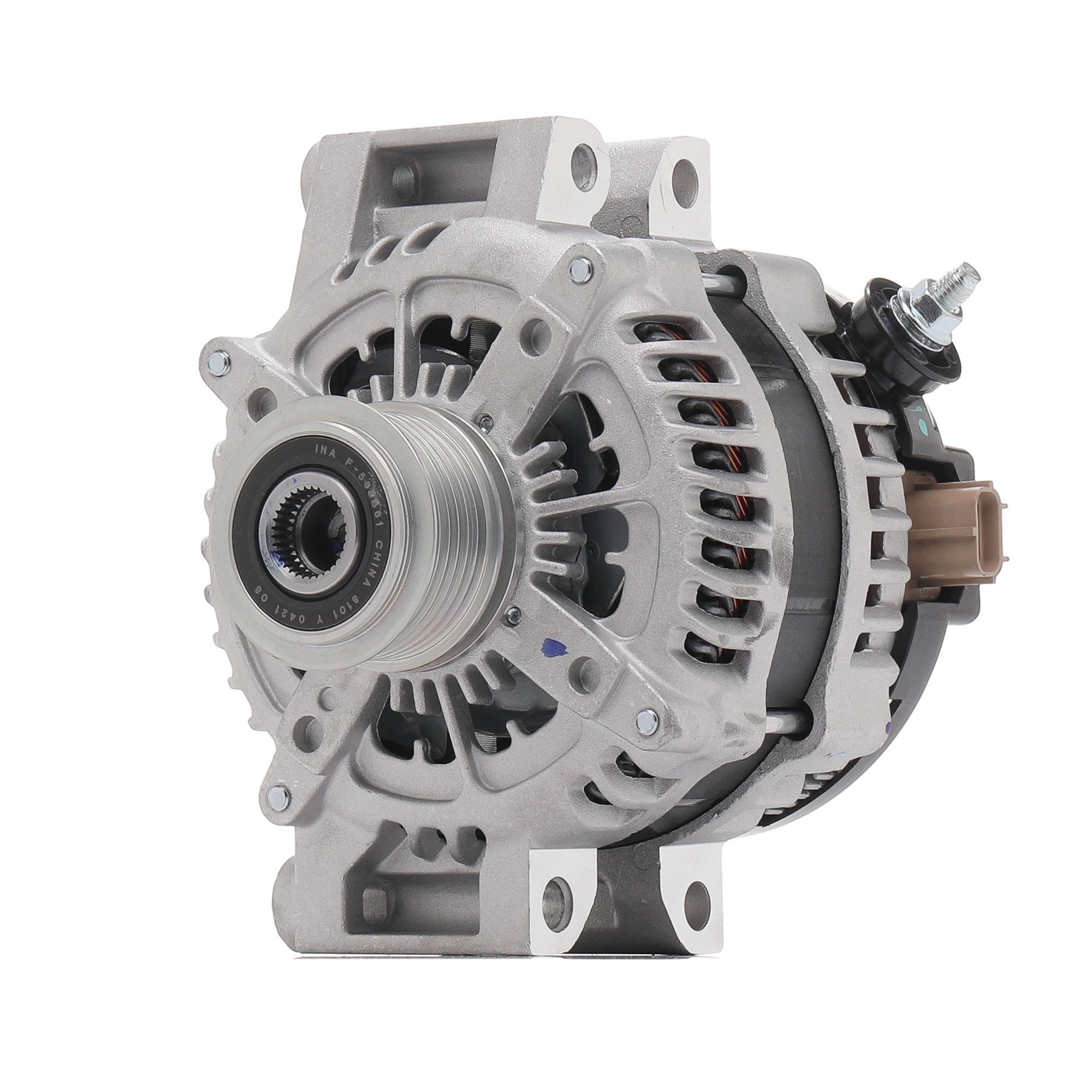 RIDEX REMAN 4G1232R Alternateur 12V, 220A, B+ (M8), Pompe à vide non-comprise, Ø 52 mm