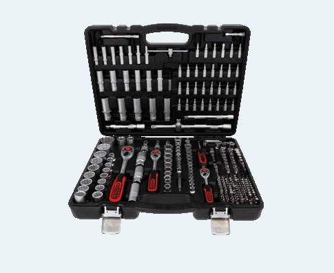 916.0255 KS TOOLS vnitřní polygonická hlava, Chrom-Vanadium-ocel, Čtyřhran Sada nastrcnych klicu 916.0255 kupte si levně