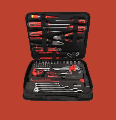 KS Tools 1/4  Universal-Werkzeugtasche, 62-tlg Werkzeugset