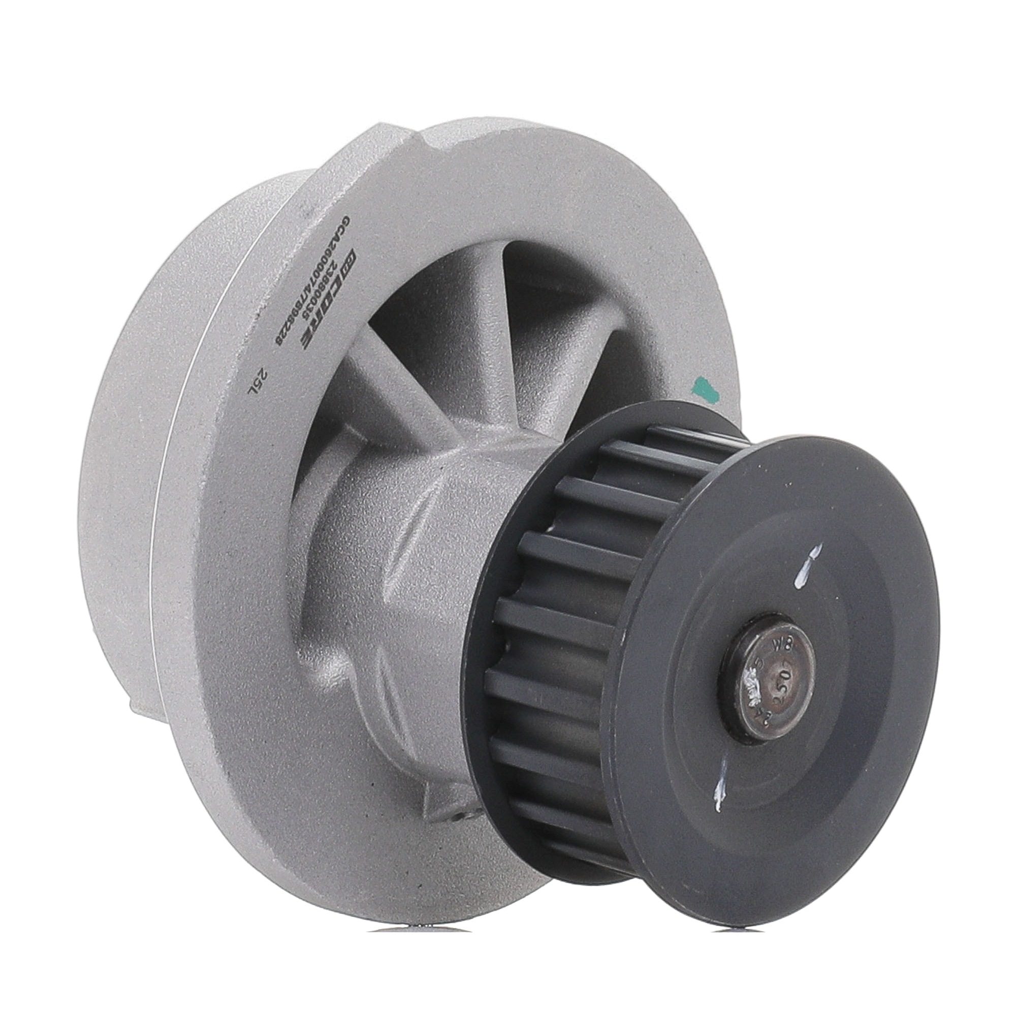 goCORE GCA2600074 Vattenpump Kuggar: 19, med packningar, Metall, för tandremsdrift
