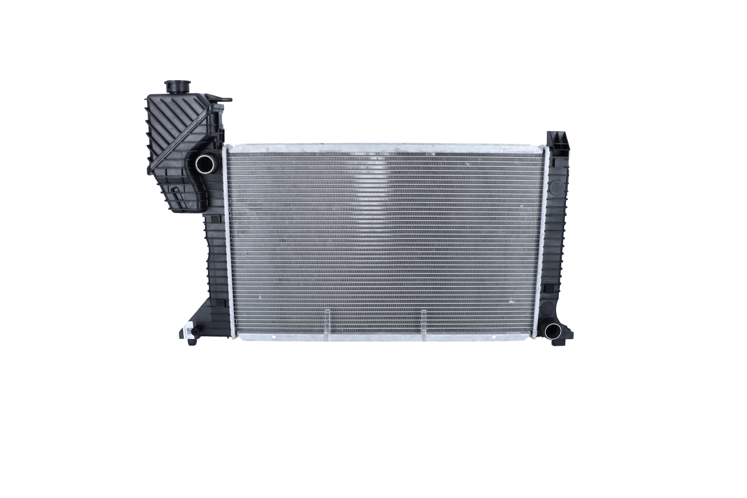 NRF 50558 Engine radiator Aluminium, 680 x 408 x 33 mm, with mounting parts, Brazed cooling fins