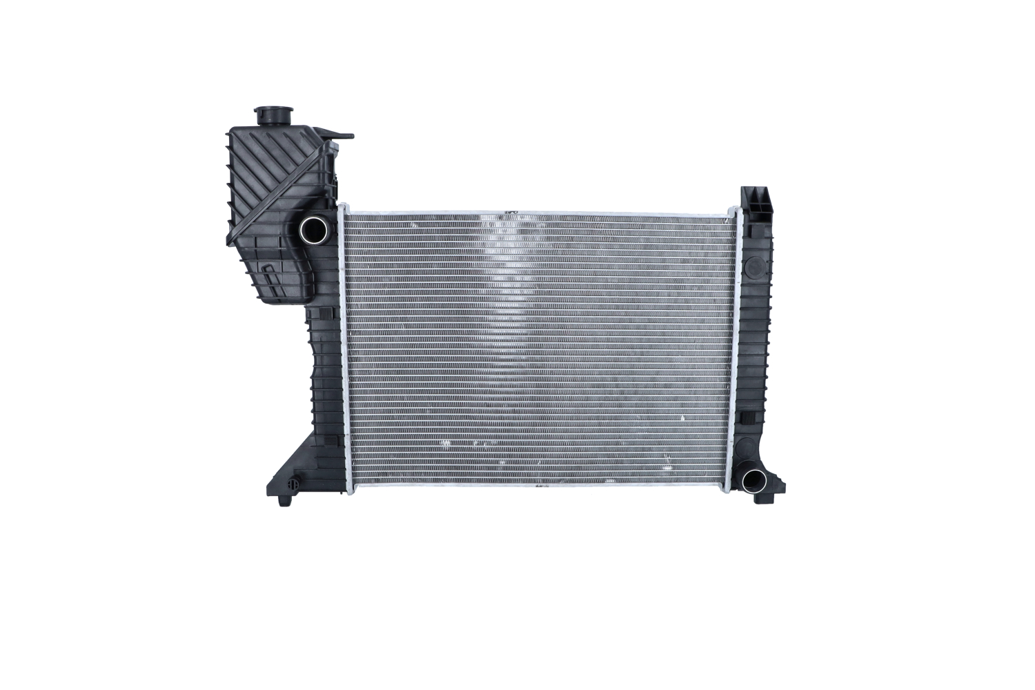 NRF 50559 Engine radiator Aluminium, 570 x 400 x 33 mm, with mounting parts, Brazed cooling fins