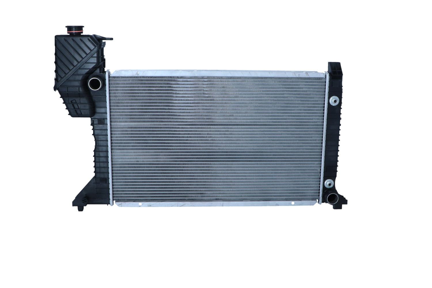 NRF 50574 Engine radiator Aluminium, 680 x 408 x 40 mm, with mounting parts, Brazed cooling fins