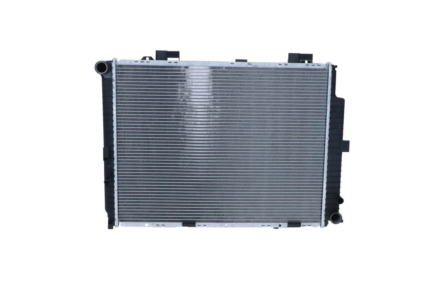 NRF 50575 Engine radiator Aluminium, 641 x 488 x 42 mm, with mounting parts, Brazed cooling fins