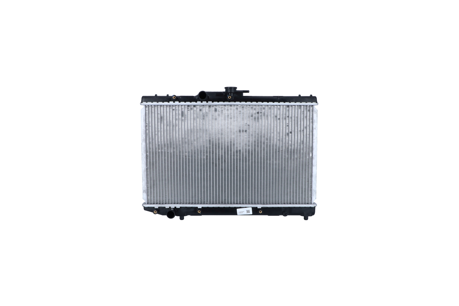 NRF 506725 Engine radiator Aluminium, 585 x 325 x 18 mm, with mounting parts, Brazed cooling fins