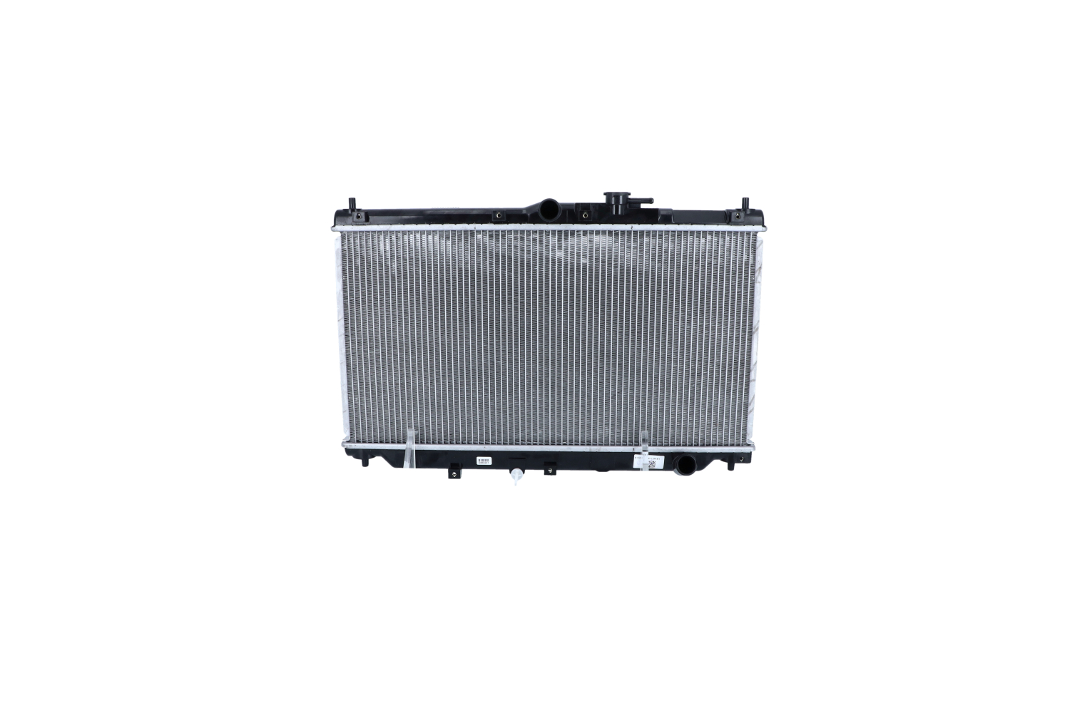 NRF 507722 Engine radiator Aluminium, 665 x 350 x 24 mm, with mounting parts, Brazed cooling fins