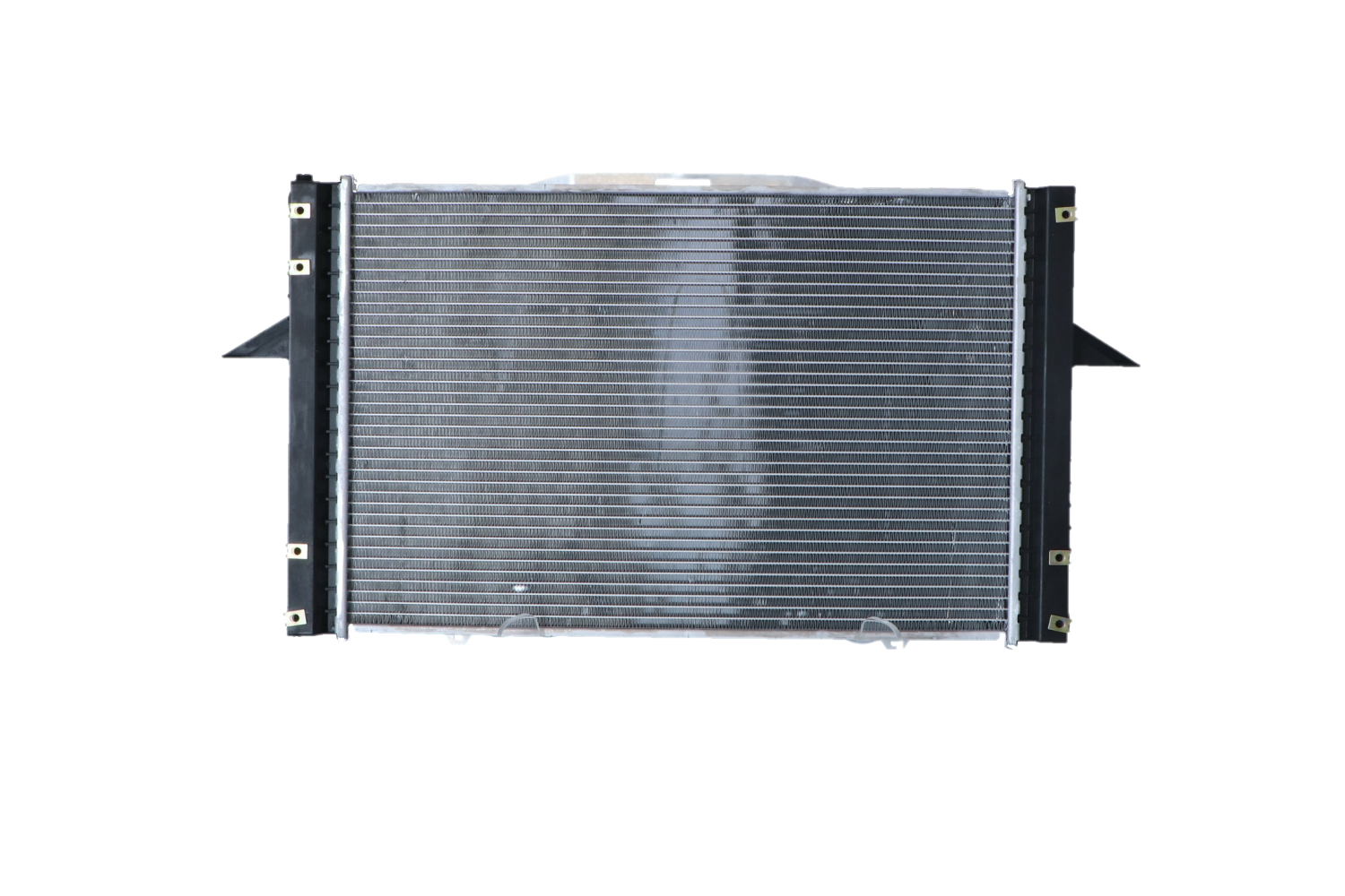 NRF EASY FIT 509509 Engine radiator Aluminium, 590 x 383 x 30 mm, with mounting parts, Brazed cooling fins