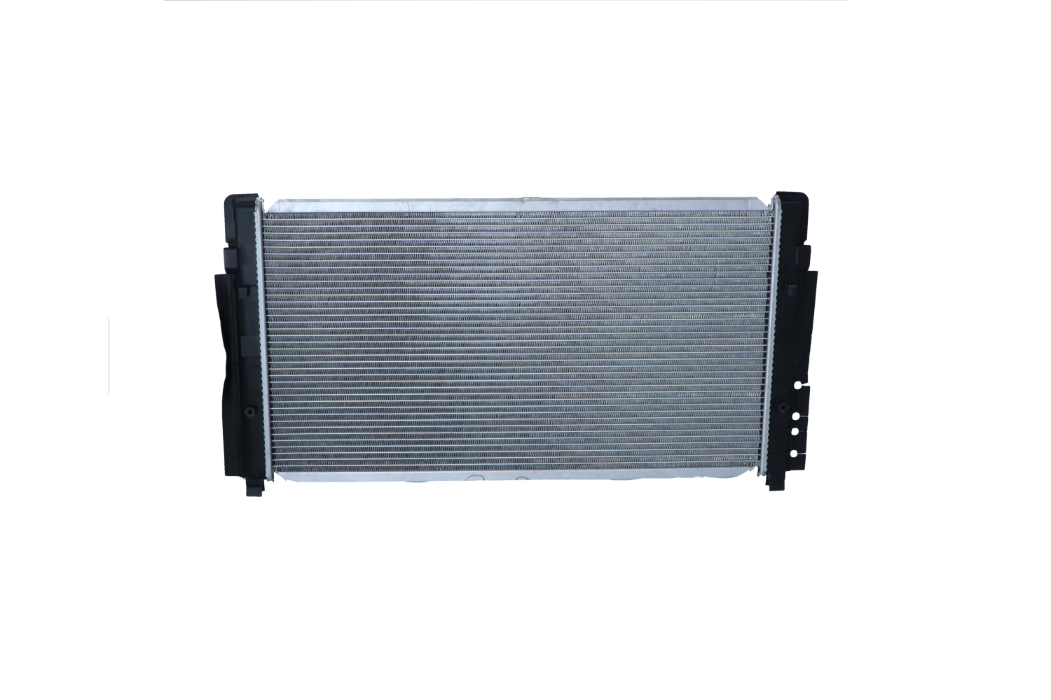 NRF 509515 Engine radiator Aluminium, 720 x 390 x 24 mm, with mounting parts, Brazed cooling fins