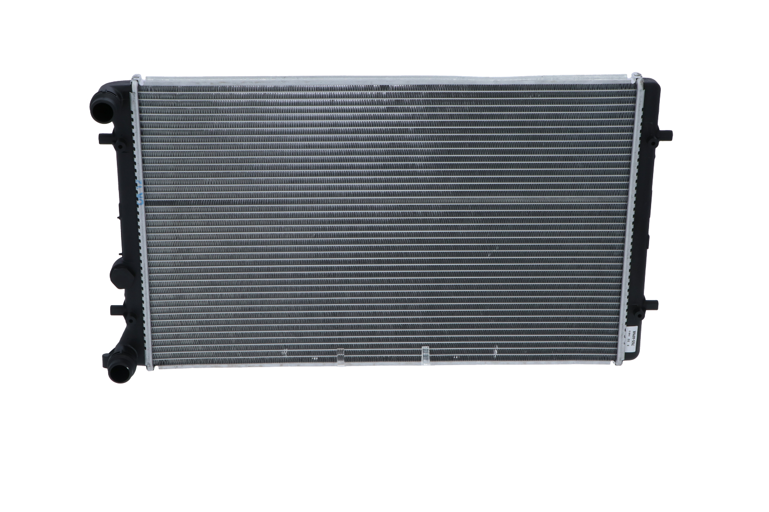 NRF EASY FIT 509529 Engine radiator Aluminium, 647 x 399 x 27 mm, with seal ring, Brazed cooling fins