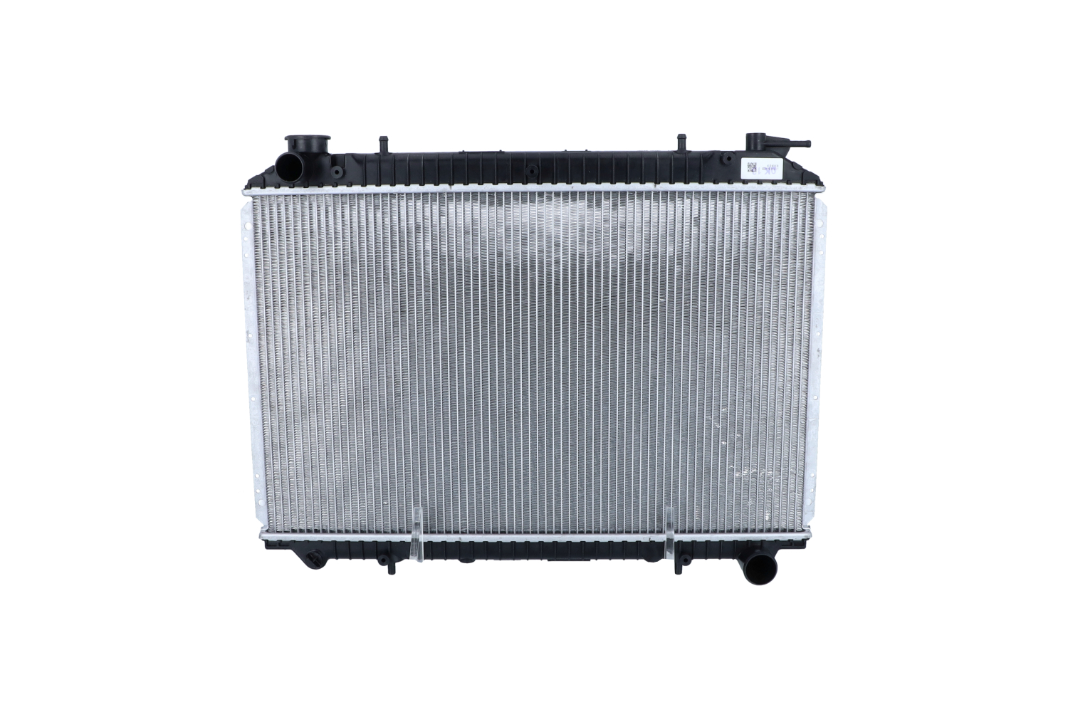NRF 509534 Engine radiator Aluminium, 703 x 422 x 30 mm, with mounting parts, Brazed cooling fins