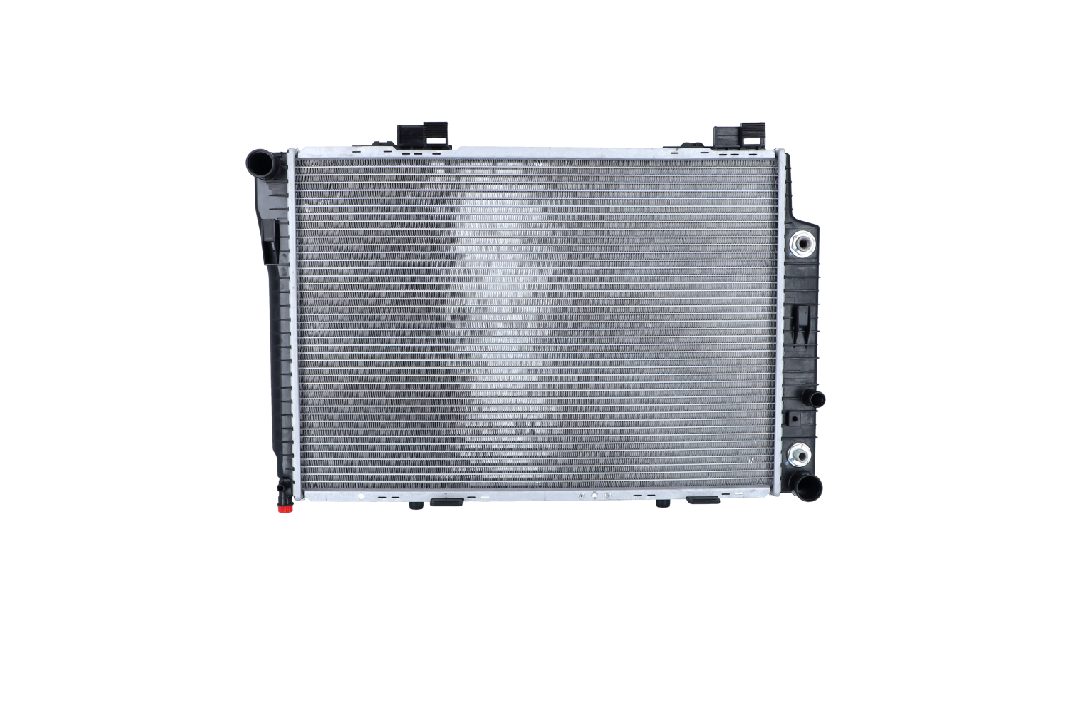 NRF 51282 Engine radiator Aluminium, 615 x 425 x 24 mm, with mounting parts, Brazed cooling fins