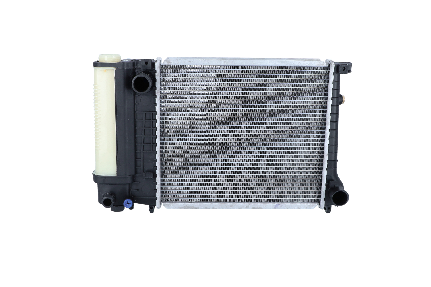 NRF EASY FIT 51351 Engine radiator Aluminium, 380 x 327 x 30 mm, with mounting parts, Brazed cooling fins