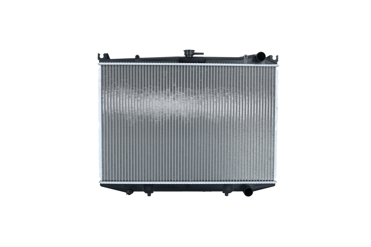 NRF 516842 Engine radiator Aluminium, 647 x 430 x 16 mm, Brazed cooling fins