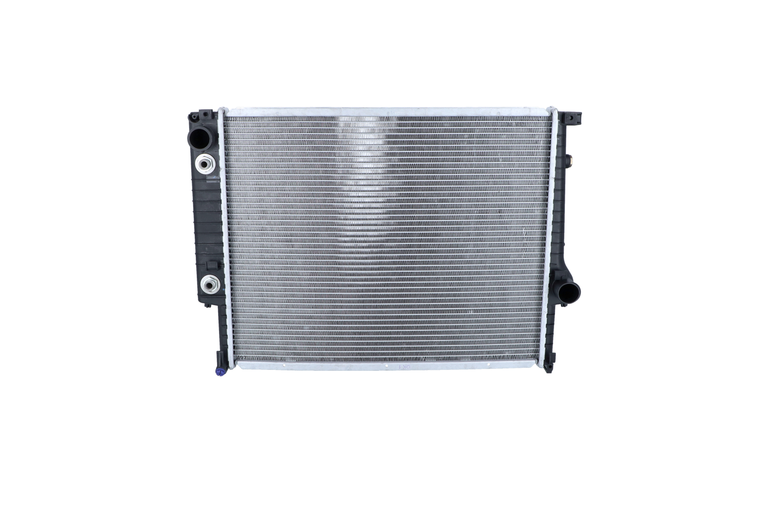 NRF EASY FIT 519558 Engine radiator Aluminium, 550 x 464 x 30 mm, with piston clip, Brazed cooling fins