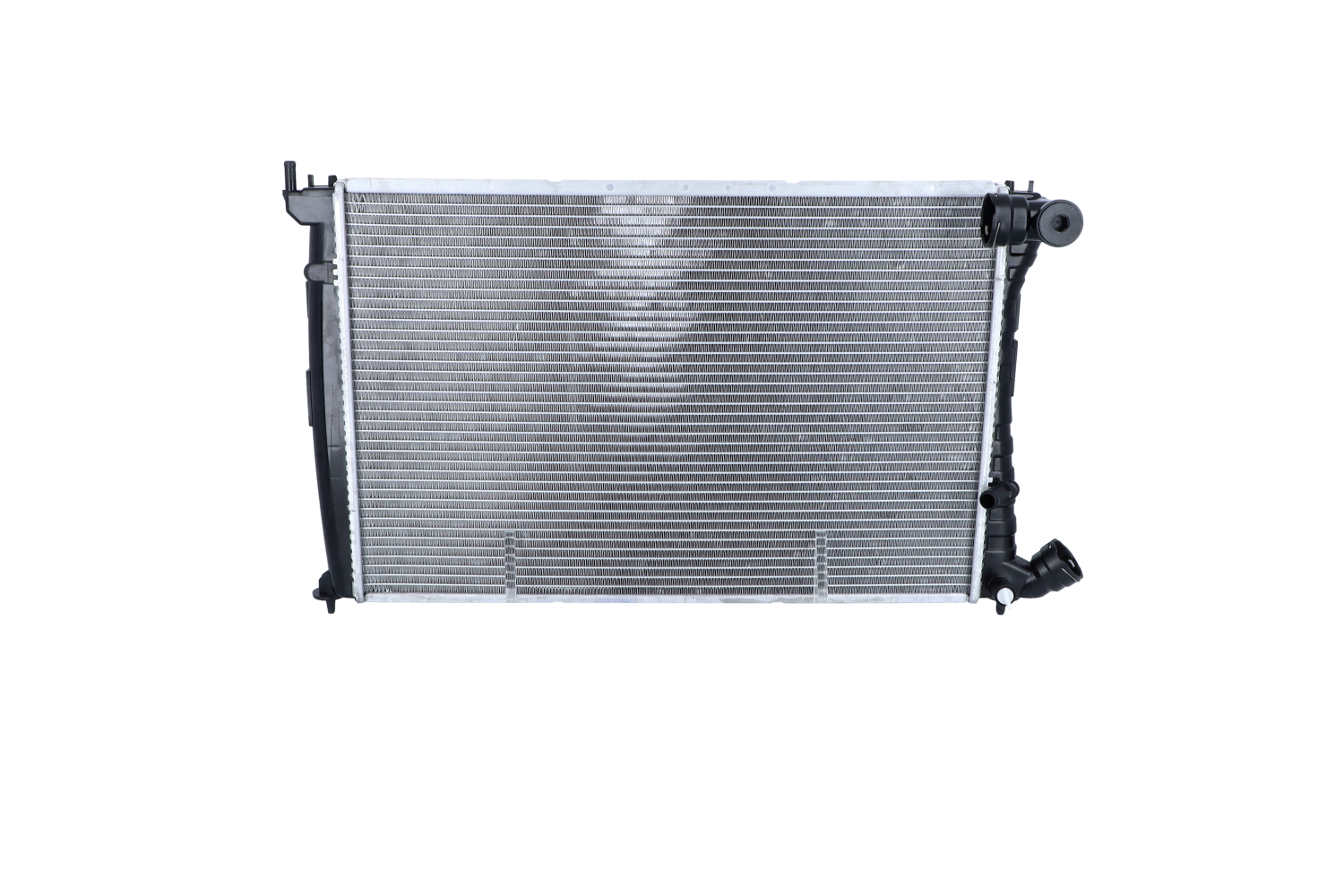 NRF EASY FIT 519602 Engine radiator Aluminium, 610 x 396 x 34 mm, with seal ring, Brazed cooling fins