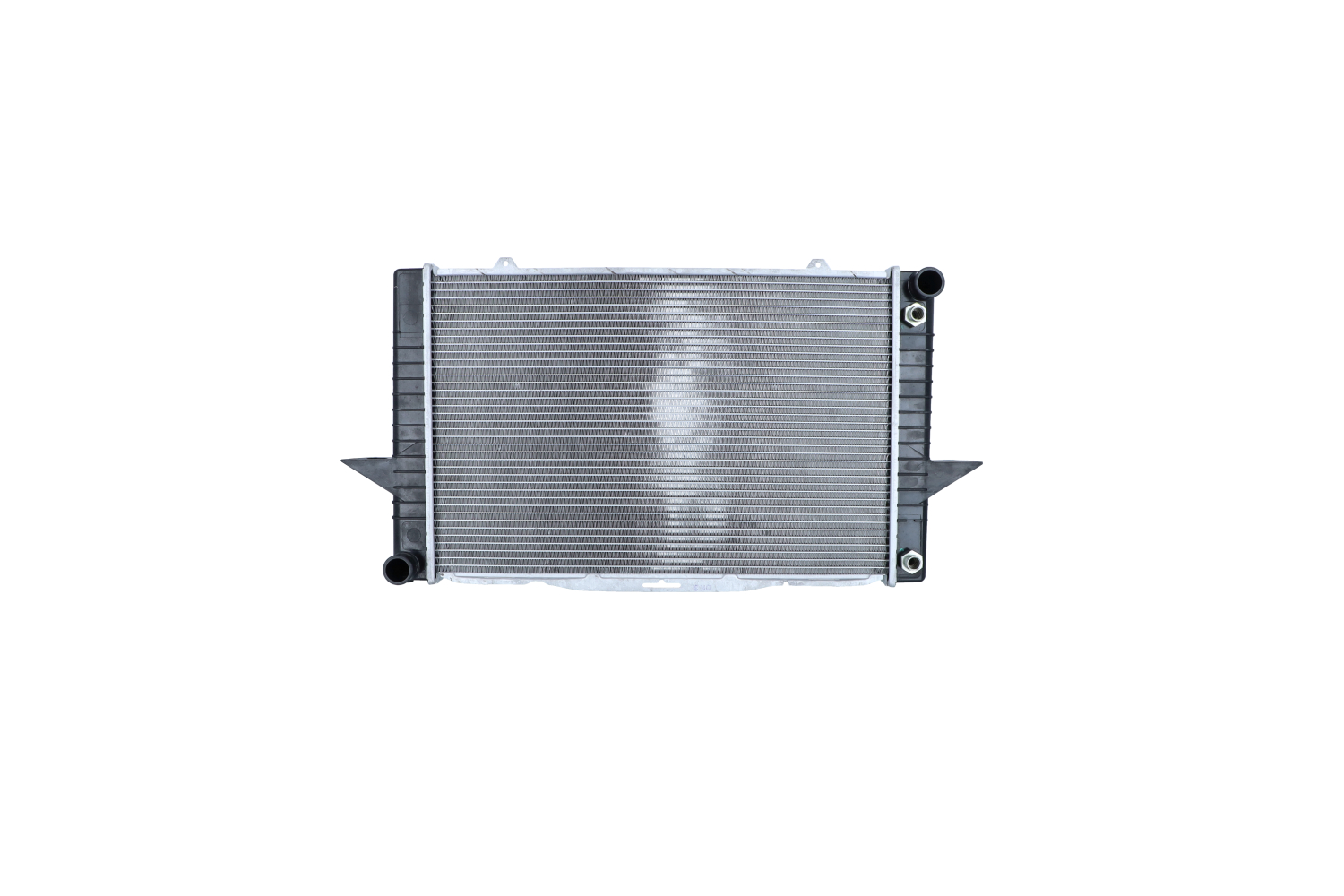 NRF EASY FIT 529509 Engine radiator Aluminium, 590 x 383 x 30 mm, with mounting parts, Brazed cooling fins