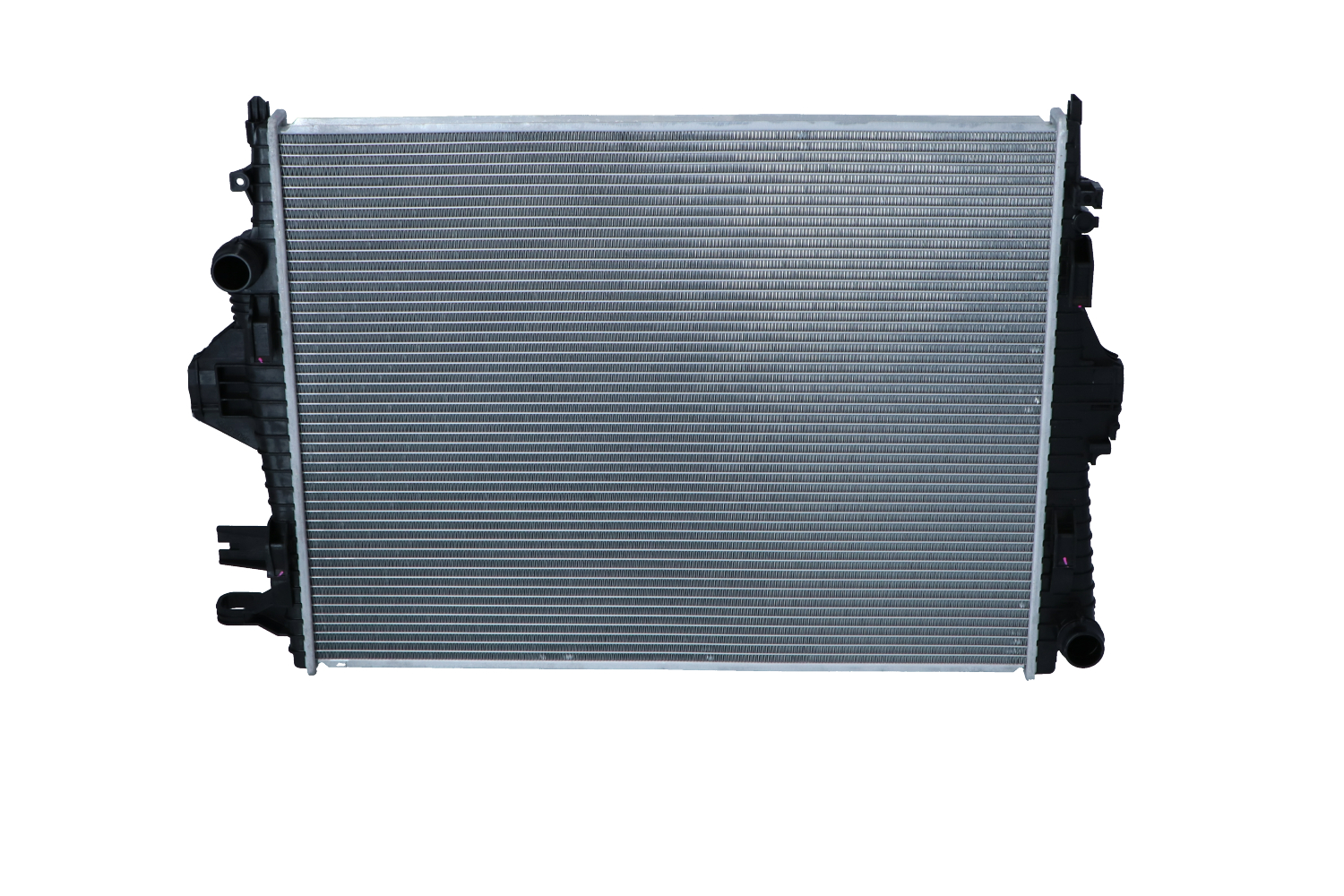 NRF EASY FIT 53005 Engine radiator Aluminium, 700 x 528 x 32 mm, with seal ring, Brazed cooling fins