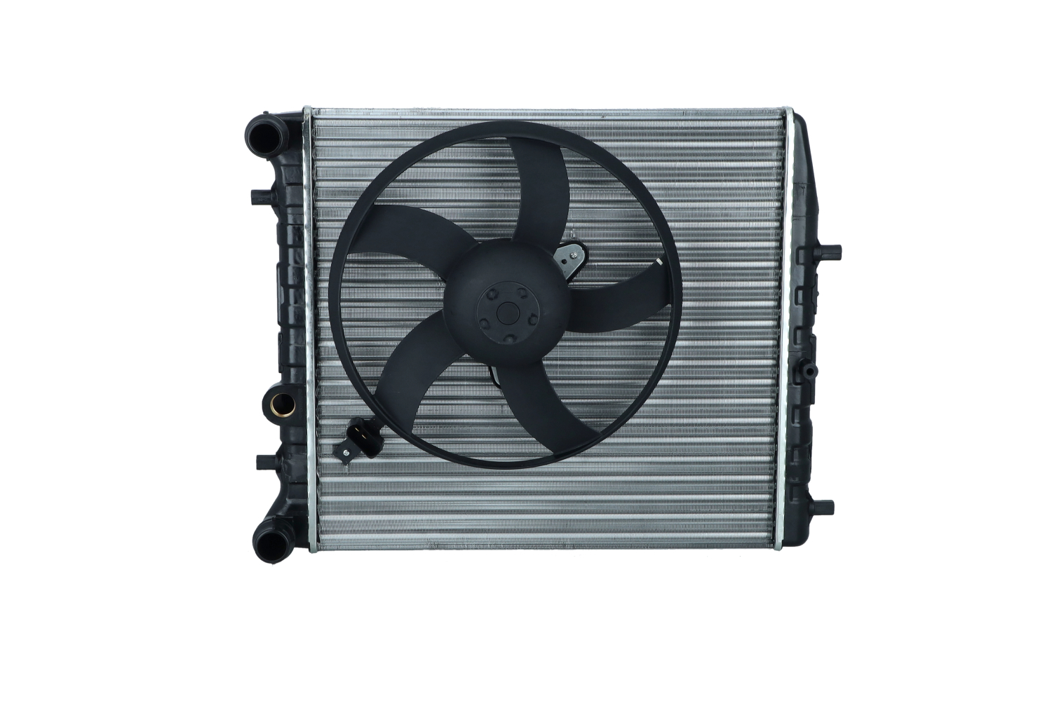 53021 NRF Aluminium, 430 x 415 x 23 mm, Koelribben mechanisch gelast Radiateur 53021