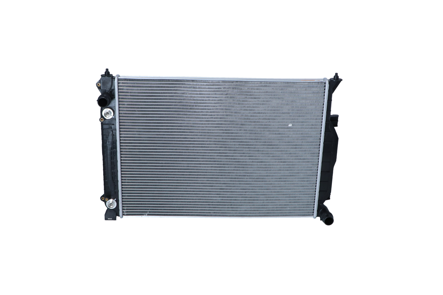 NRF EASY FIT 53444 Engine radiator Aluminium, 631 x 449 x 26 mm, with seal ring, Brazed cooling fins