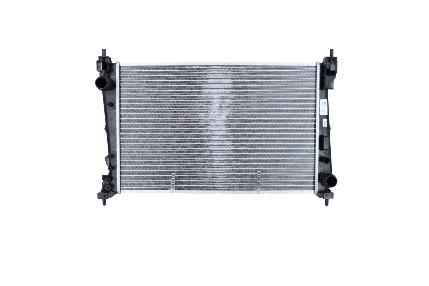 NRF EASY FIT 53454 Engine radiator Aluminium, 619 x 397 x 26 mm, with seal ring, Brazed cooling fins