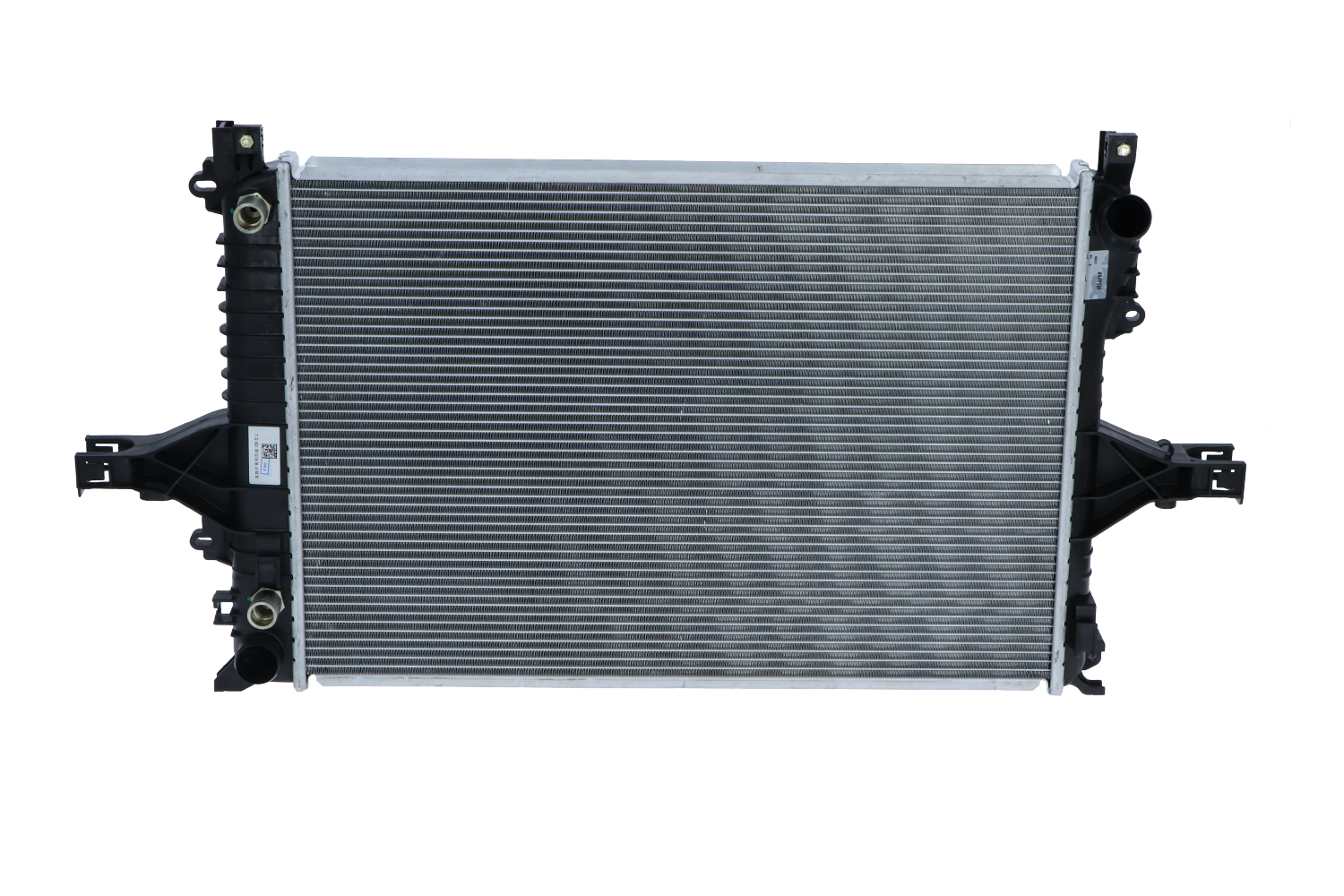 NRF 53532 Engine radiator Aluminium, 620 x 445 x 41 mm, with mounting parts, Brazed cooling fins