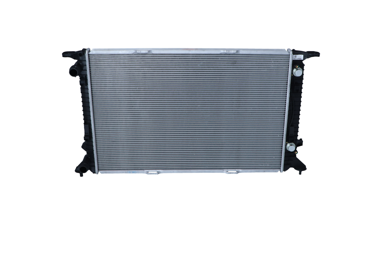 NRF EASY FIT 53718 Engine radiator Aluminium, 720 x 466 x 27 mm, with seal ring, Brazed cooling fins