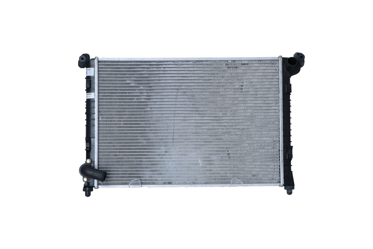 NRF EASY FIT 53807 Engine radiator Aluminium, 578 x 399 x 26 mm, with rubber grommet, Brazed cooling fins