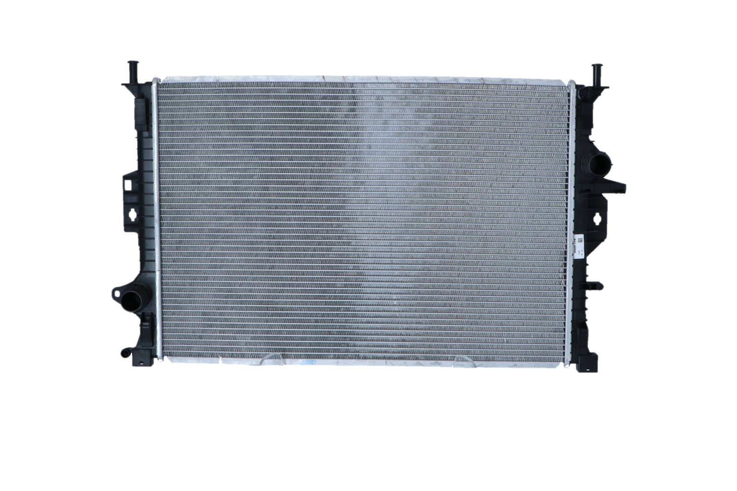 NRF EASY FIT 53812 Engine radiator Aluminium, 672 x 455 x 27 mm, with seal ring, Brazed cooling fins