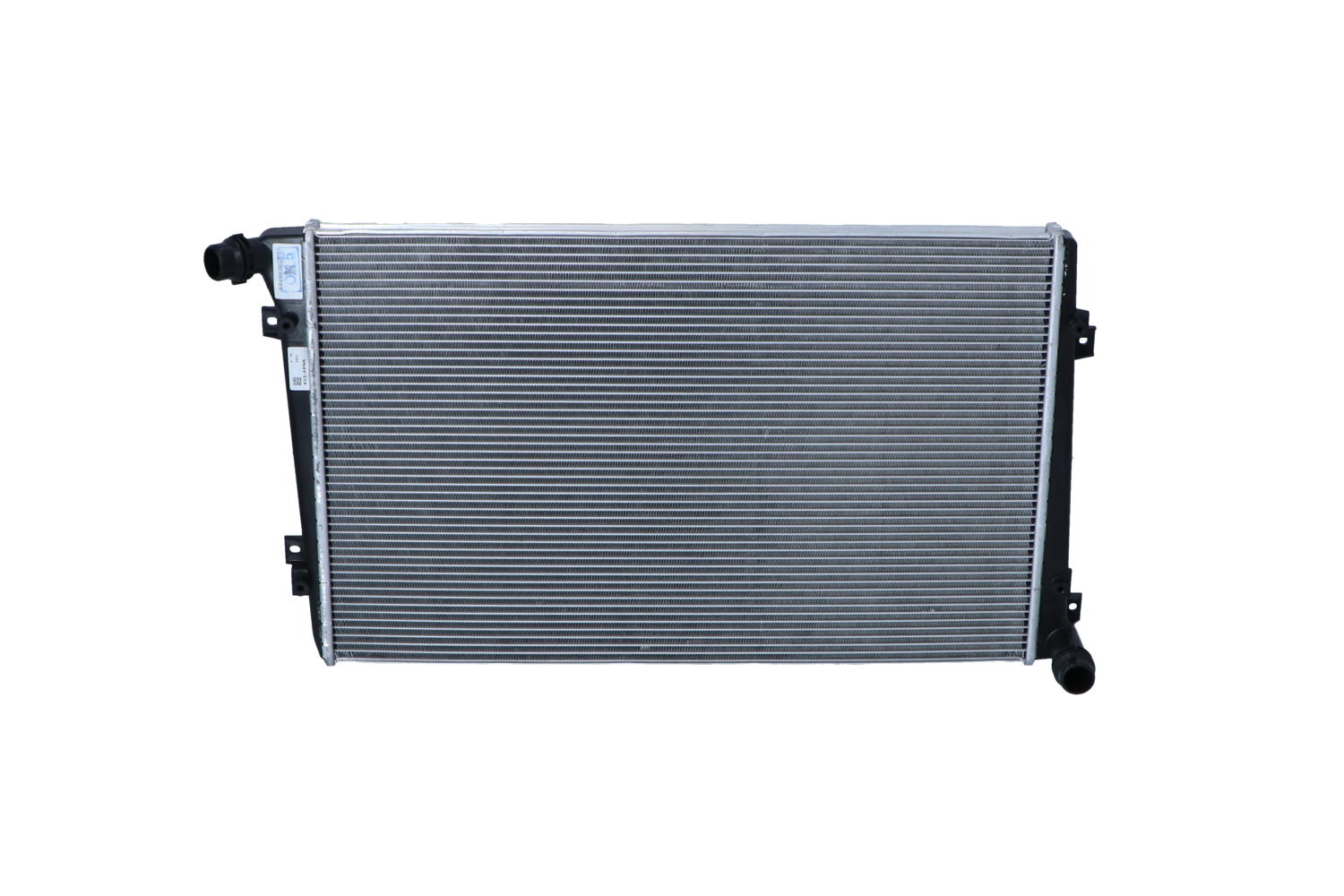 NRF EASY FIT 53813 Engine radiator Aluminium, 648 x 408 x 32 mm, with seal ring, Brazed cooling fins