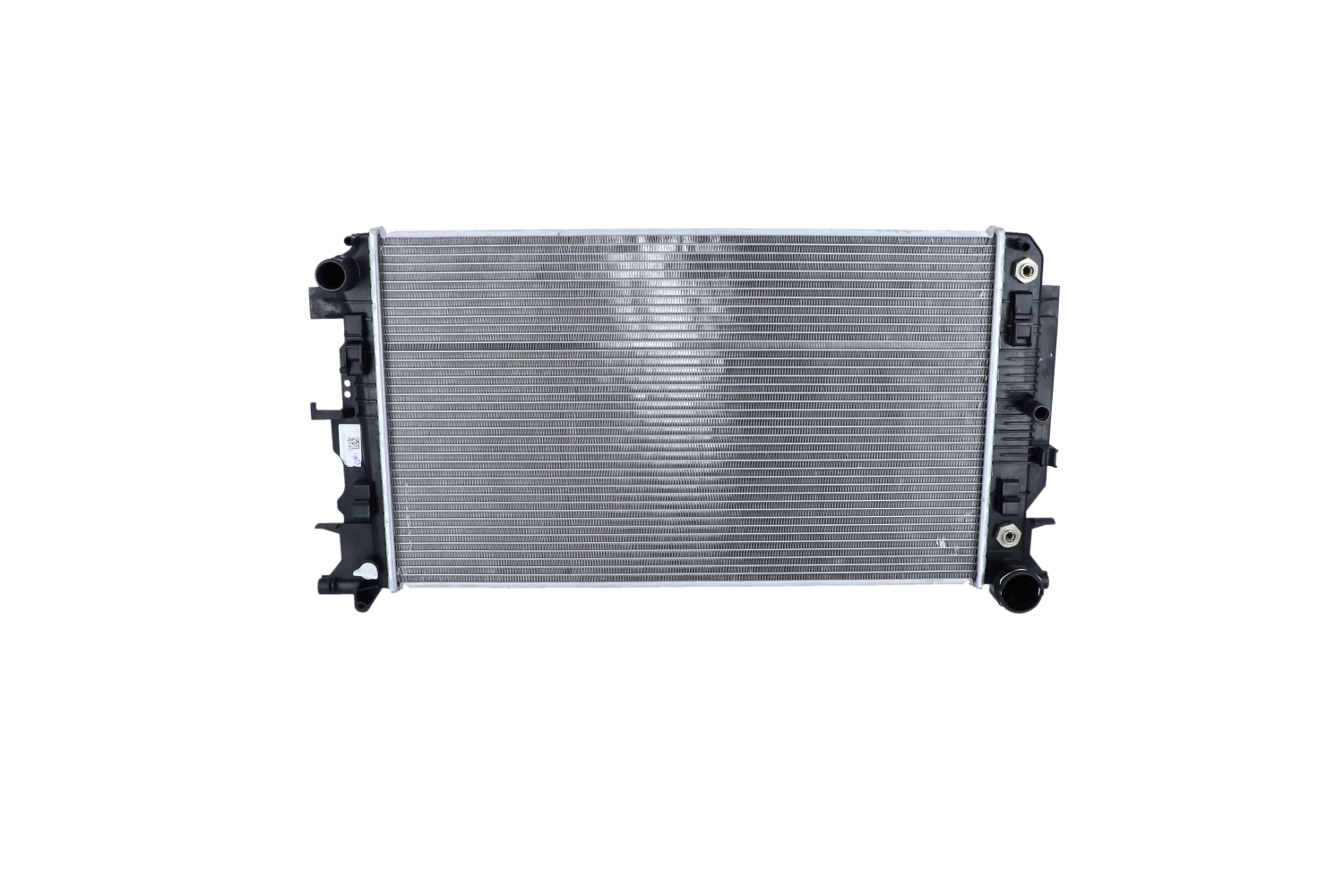 NRF 53833 Engine radiator Aluminium, 680 x 408 x 28 mm, with mounting parts, Brazed cooling fins