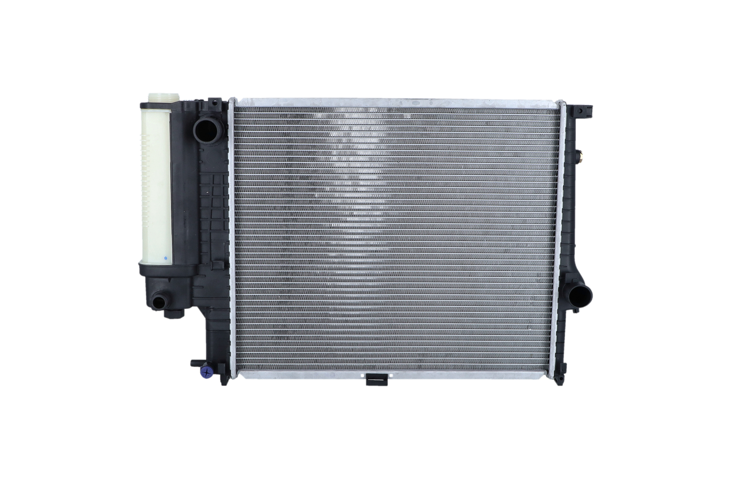 NRF EASY FIT 53852 Engine radiator Aluminium, 521 x 435 x 34 mm, with mounting parts, Brazed cooling fins