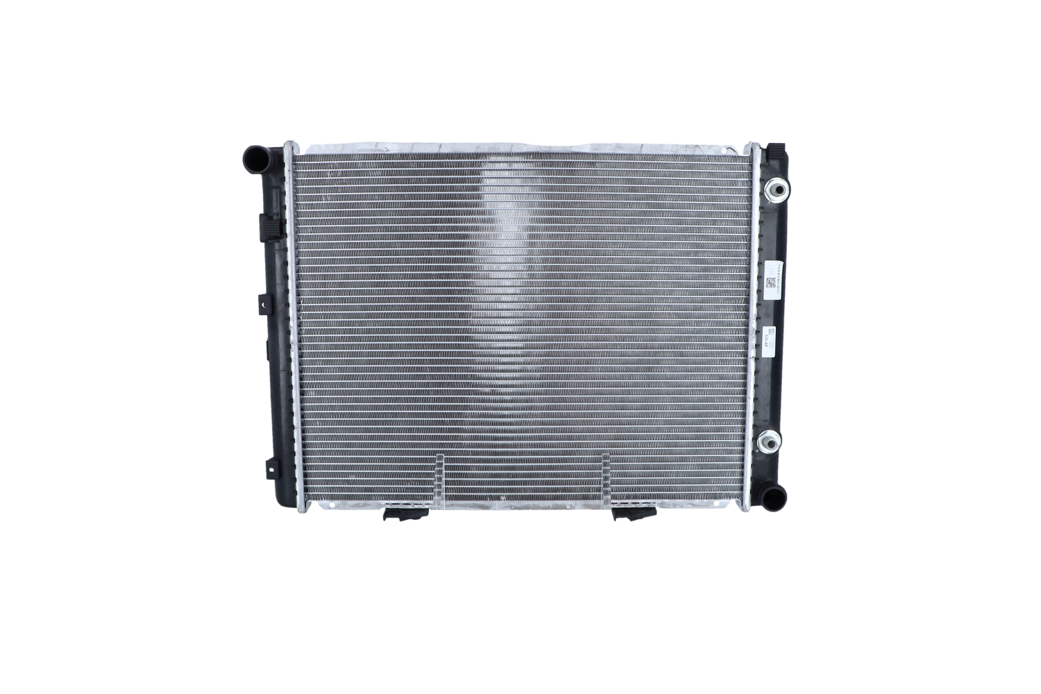 NRF 53866 Engine radiator Aluminium, 575 x 445 x 34 mm, with mounting parts, Brazed cooling fins