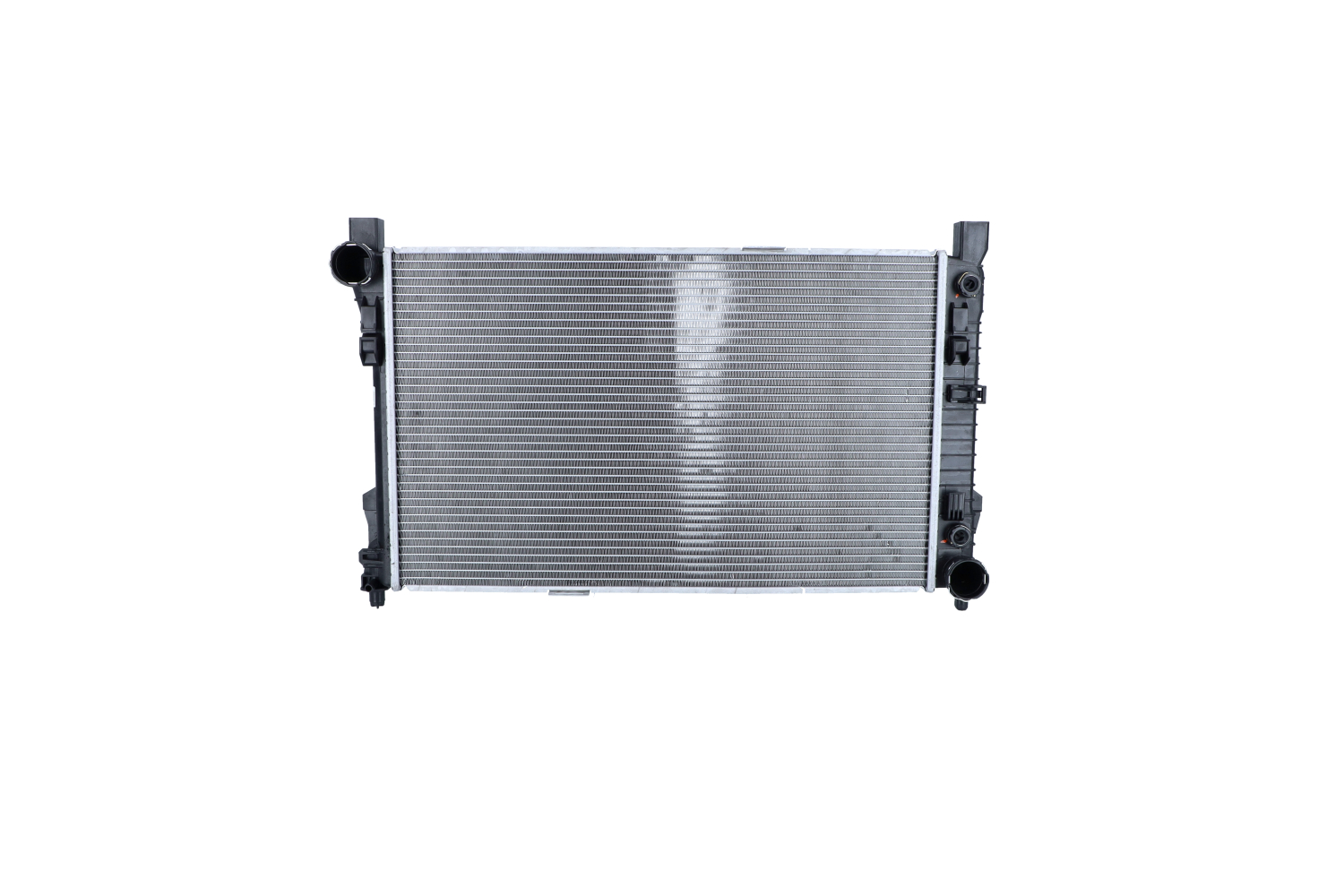 NRF EASY FIT 53878 Engine radiator Aluminium, 650 x 405 x 34 mm, with seal ring, Brazed cooling fins