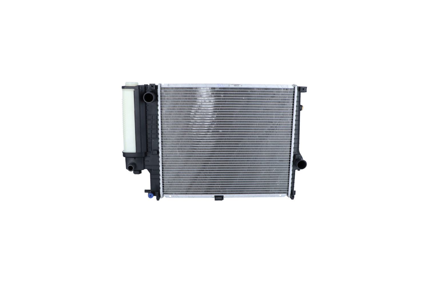 NRF EASY FIT 53897 Engine radiator Aluminium, 521 x 435 x 42 mm, with mounting parts, Brazed cooling fins