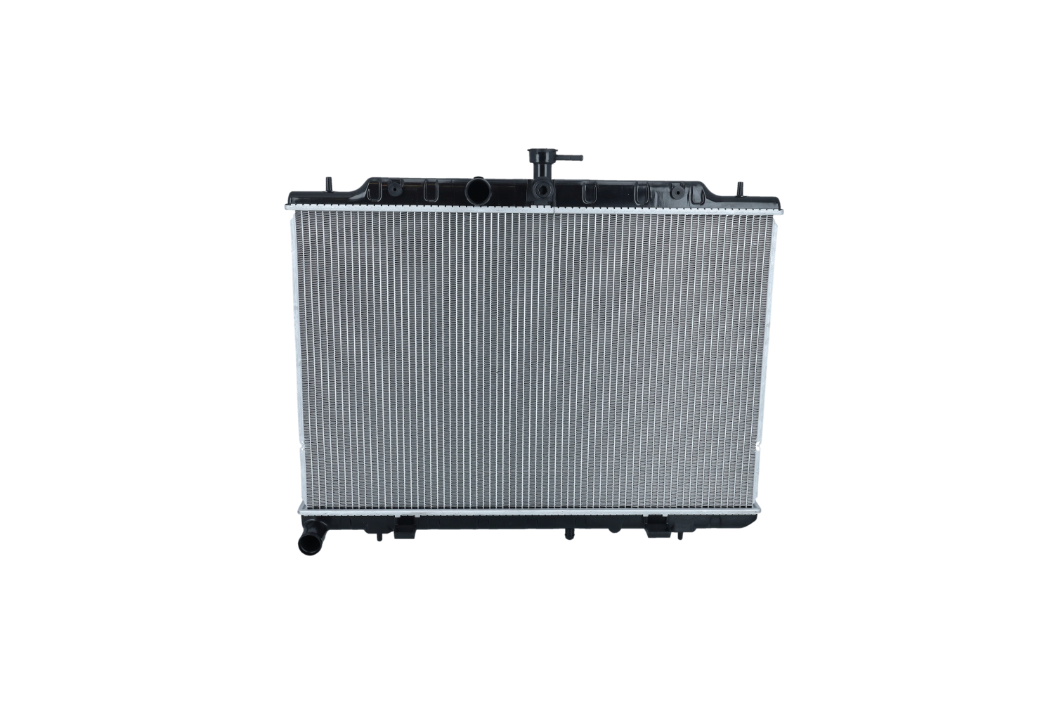 NRF 53911 Kühler, Motorkühlung Aluminium, 688 x 450 x 26 mm, Kühlrippen gelötet