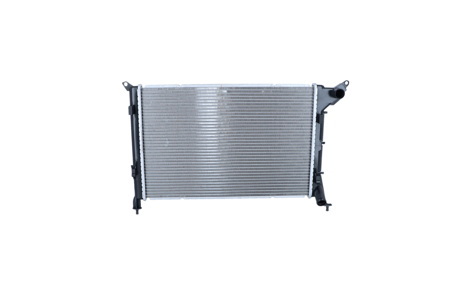 NRF EASY FIT 53969 Engine radiator Aluminium, 540 x 358 x 22 mm, with rubber grommet, Brazed cooling fins